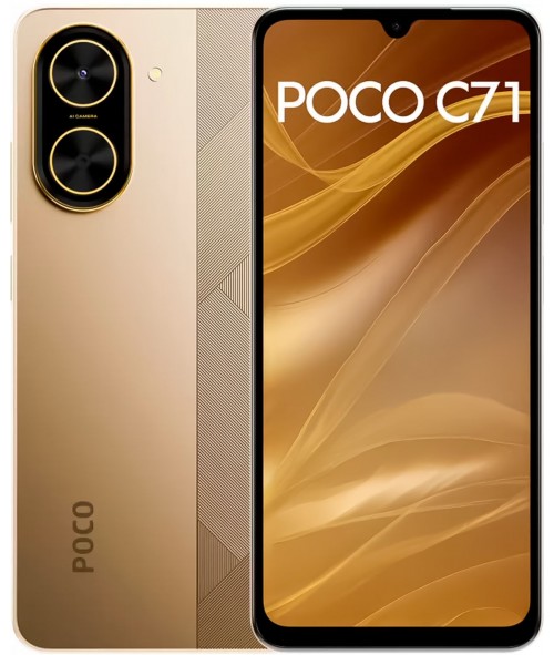 Xiaomi® Poco C71 64GB/8GB (RAM 4GB+4GB) Português Brasil (Global) Unisoc T7250 Tela 6.8" Dual SIM 32MP/8MP Wi-Fi 5Ghz IP52 5200mAh (Garantia 2 Anos)